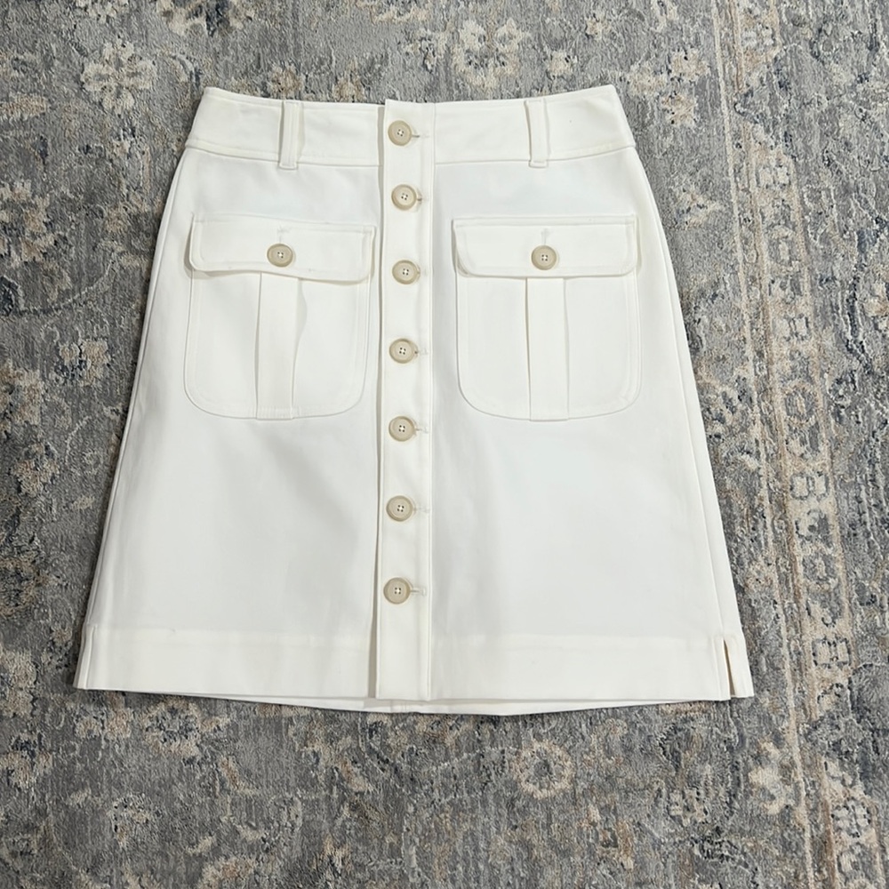 Loft Petites white skirt- 2P